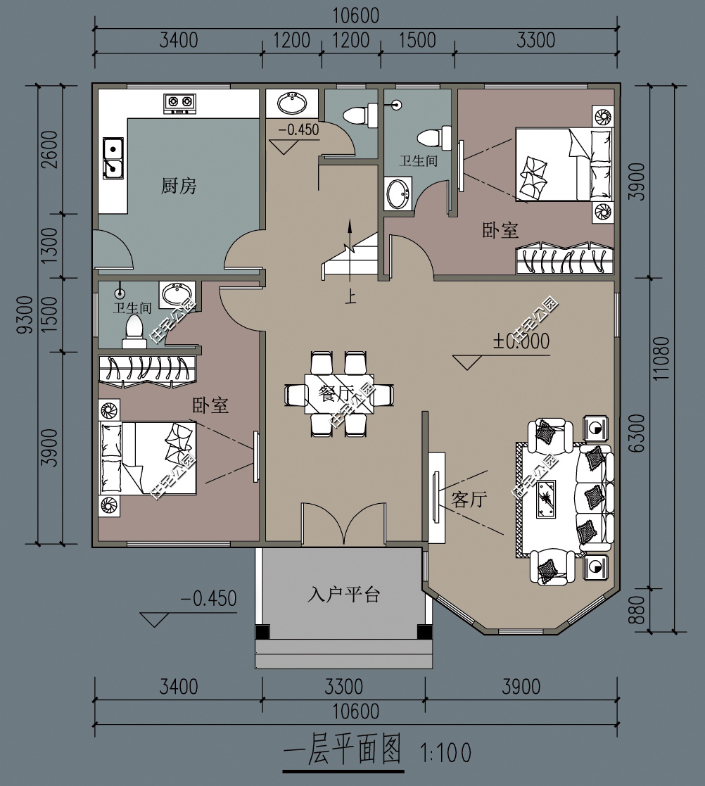 最实用农村二层自建房设计400平米,最实用农村二层自建房设计