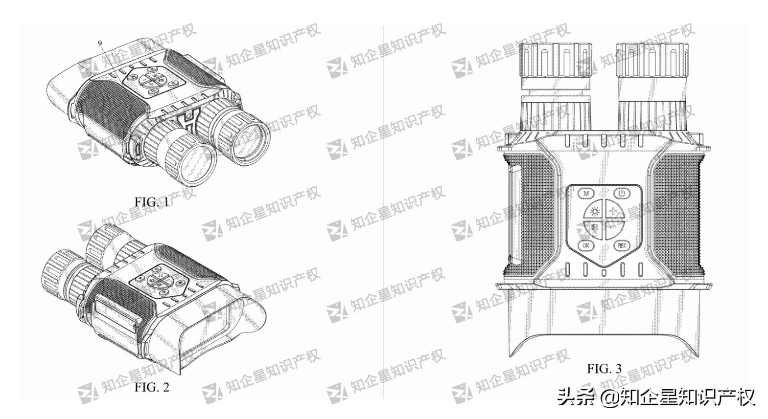 亚马逊爆款，双筒红外望远镜——美国专利侵权预警「专利合集」