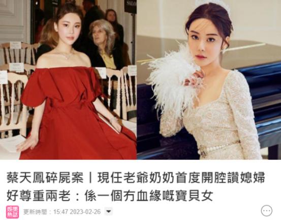 香港名媛蔡天凤被碎尸案进展,香港28岁名媛蔡天凤因为什么被害