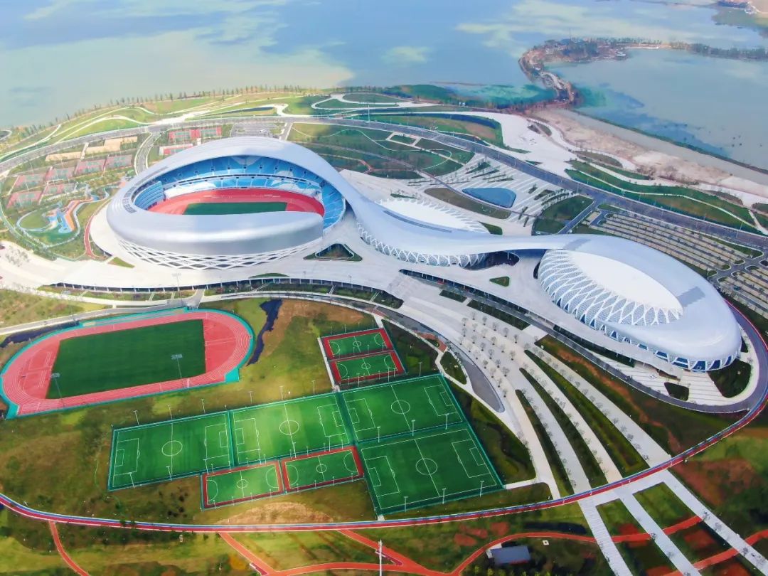 形似“如意”，气蕴“青花”！中建八局承建的安徽省运动会主场馆通过竣工验收