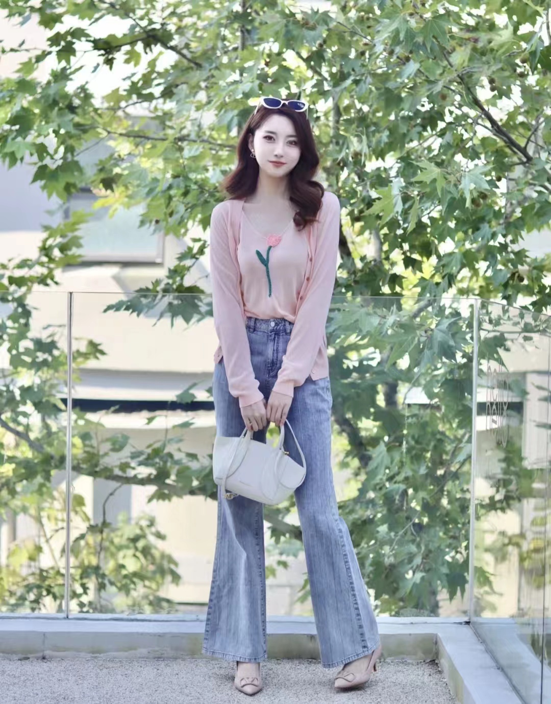 牛仔衫早春穿搭,复古牛仔衫女设计感小众早春