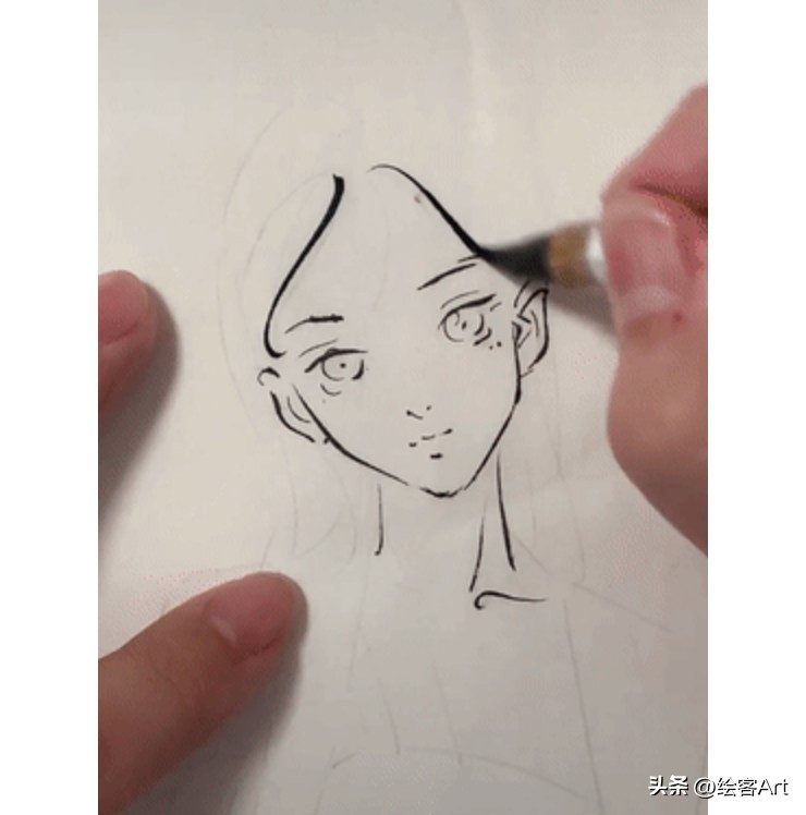 吃了十吨德芙的手去哪里买?这里!超丝滑的水墨漫画教程,马住