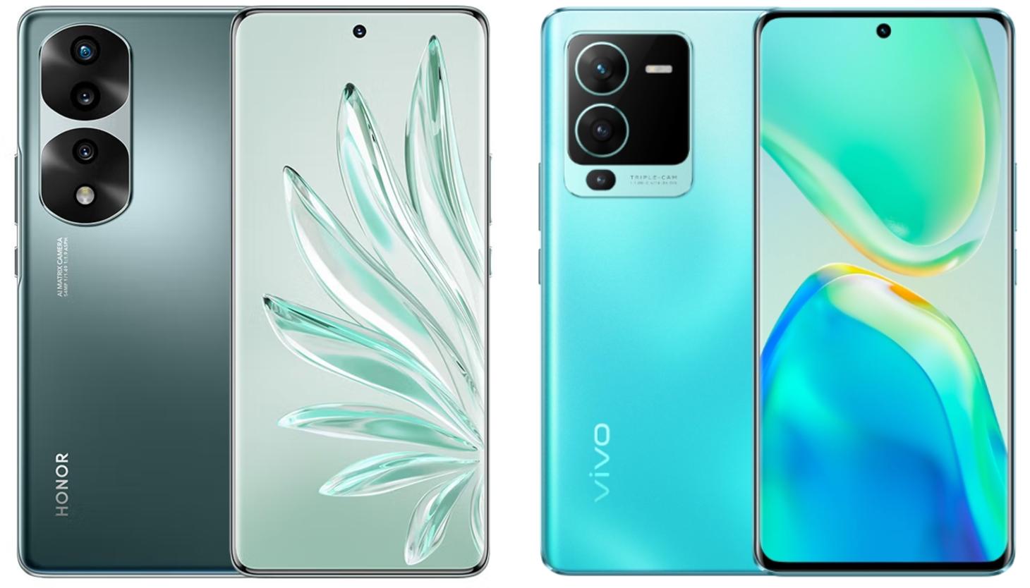 荣耀70pro和vivos15pro比较,荣耀70pro同价位