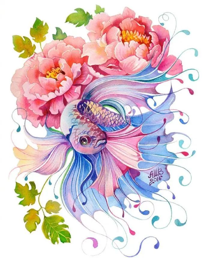 用色大胆的水彩作品,大神级水彩作品看完肯定不后悔