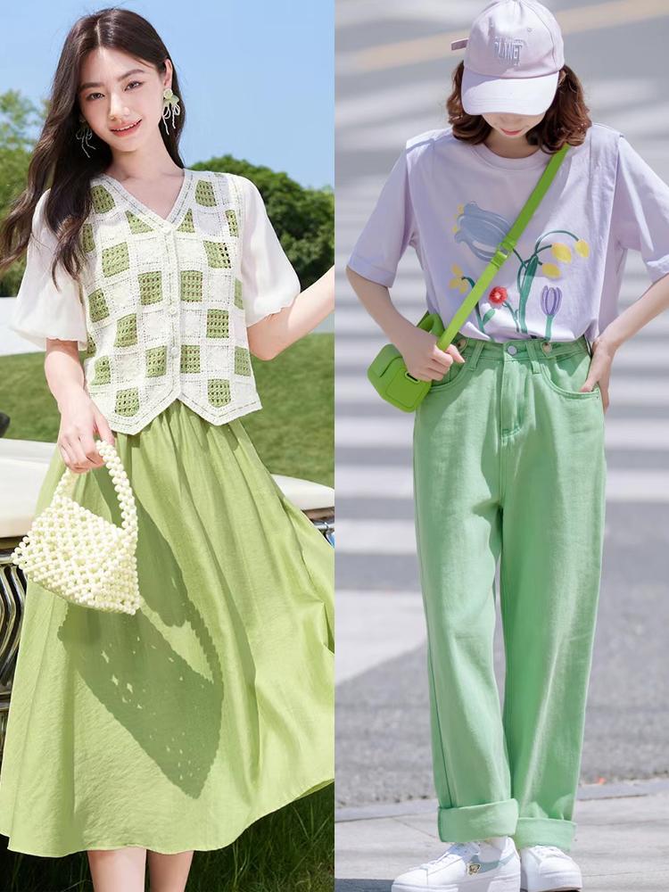夏天穿衣如何配色经典又高级,清新凉爽的春天穿衣也要清新自然