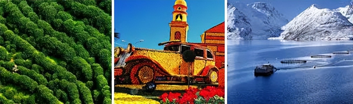 多彩乡村风景图,四季变化的乡村美景