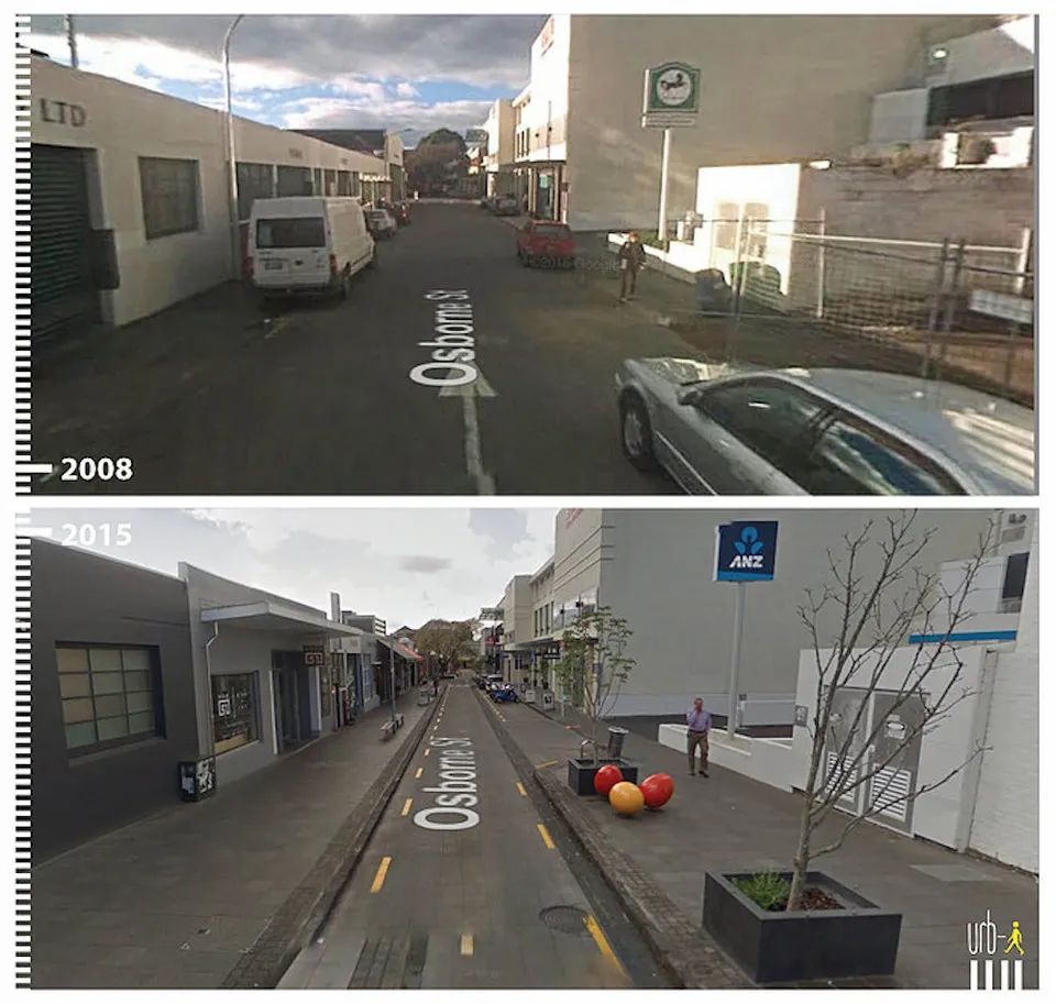 行走城市的魅力就是这么大！谷歌街景里50个公共空间改造前后对比