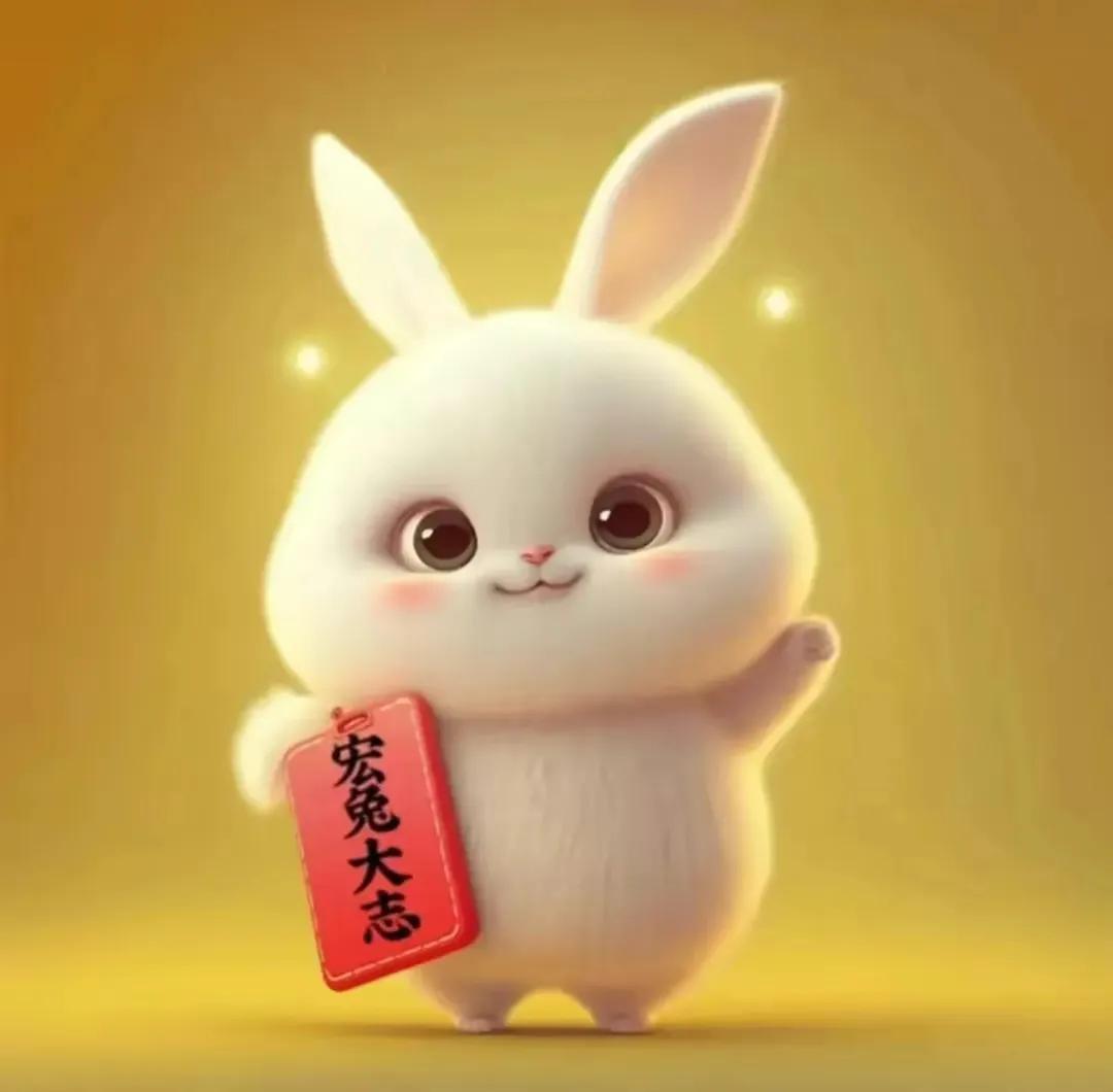 十二生肖兔子头像过年版,霸气兔子生肖头像