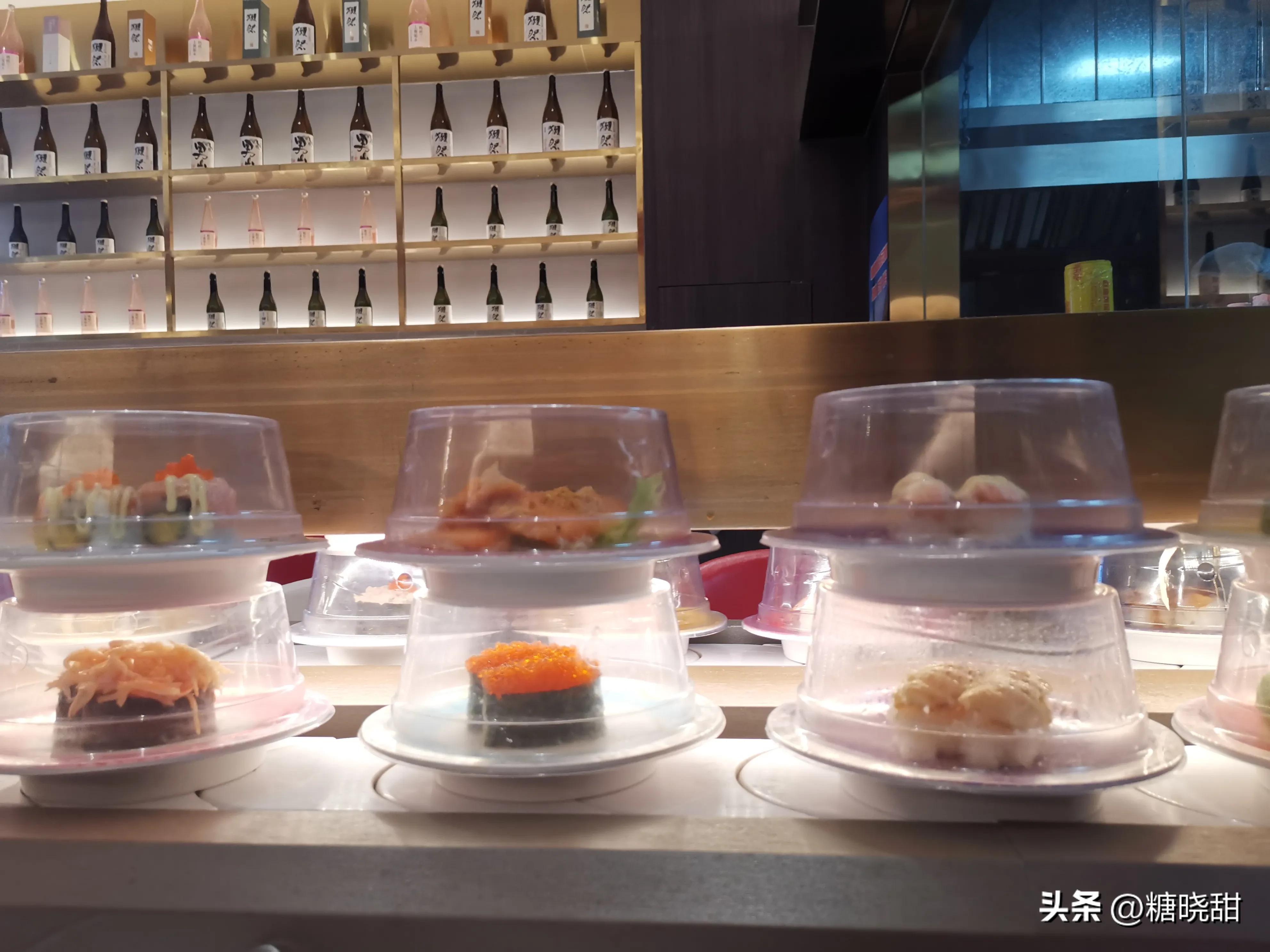 回转寿司探店,美食探店回转寿司