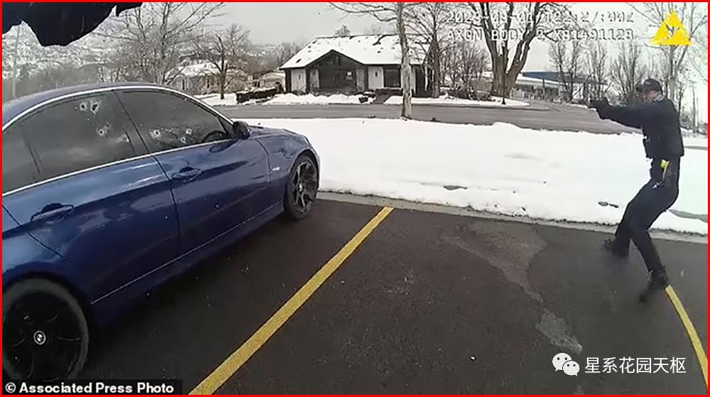 枪枪要害！犹他州法律系大学生堵车玩手机，被警察连开12枪射杀！
