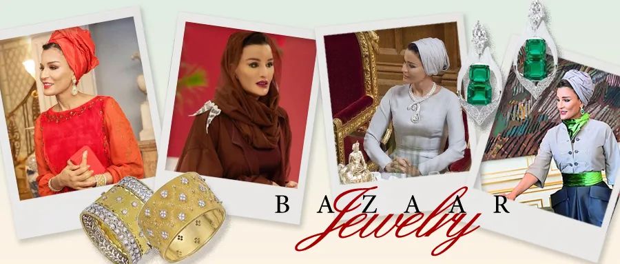 深扒卡塔尔王妃的珠宝盒，竟然发现了温莎公爵夫人的拍卖真品