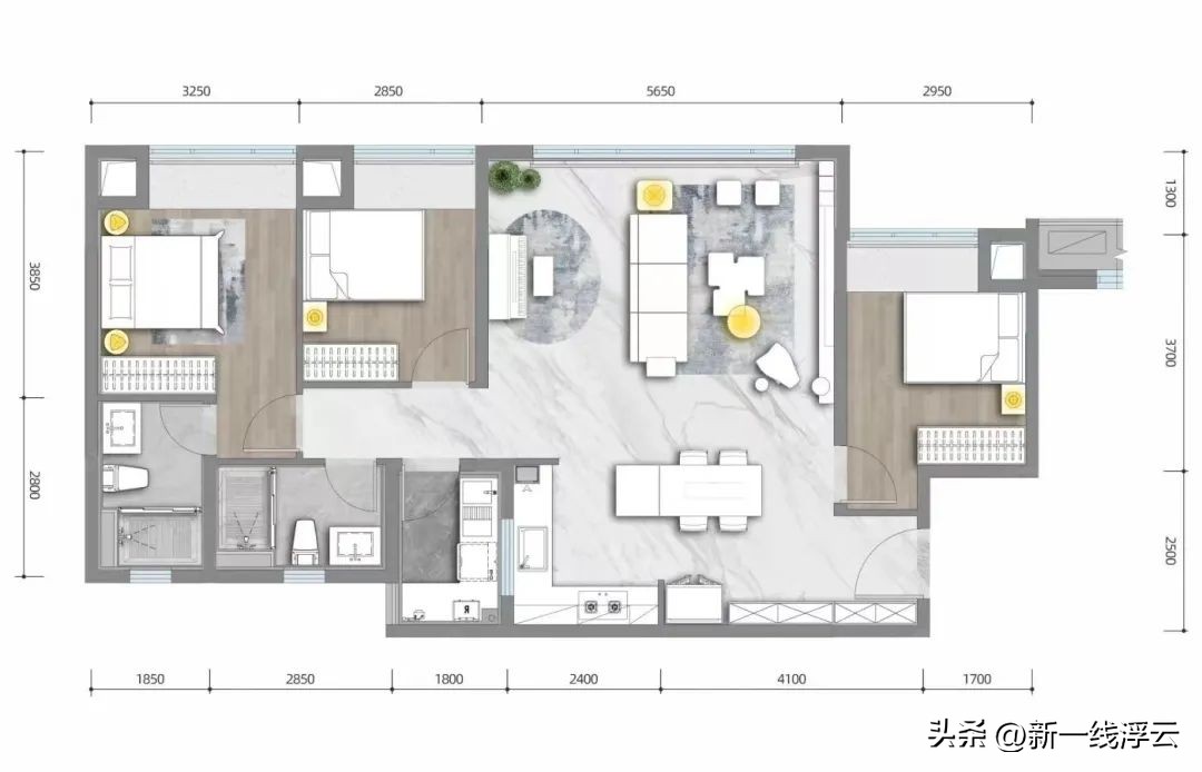 中央公园房价未来天花板,为什么中央公园都是1梯4户洋房