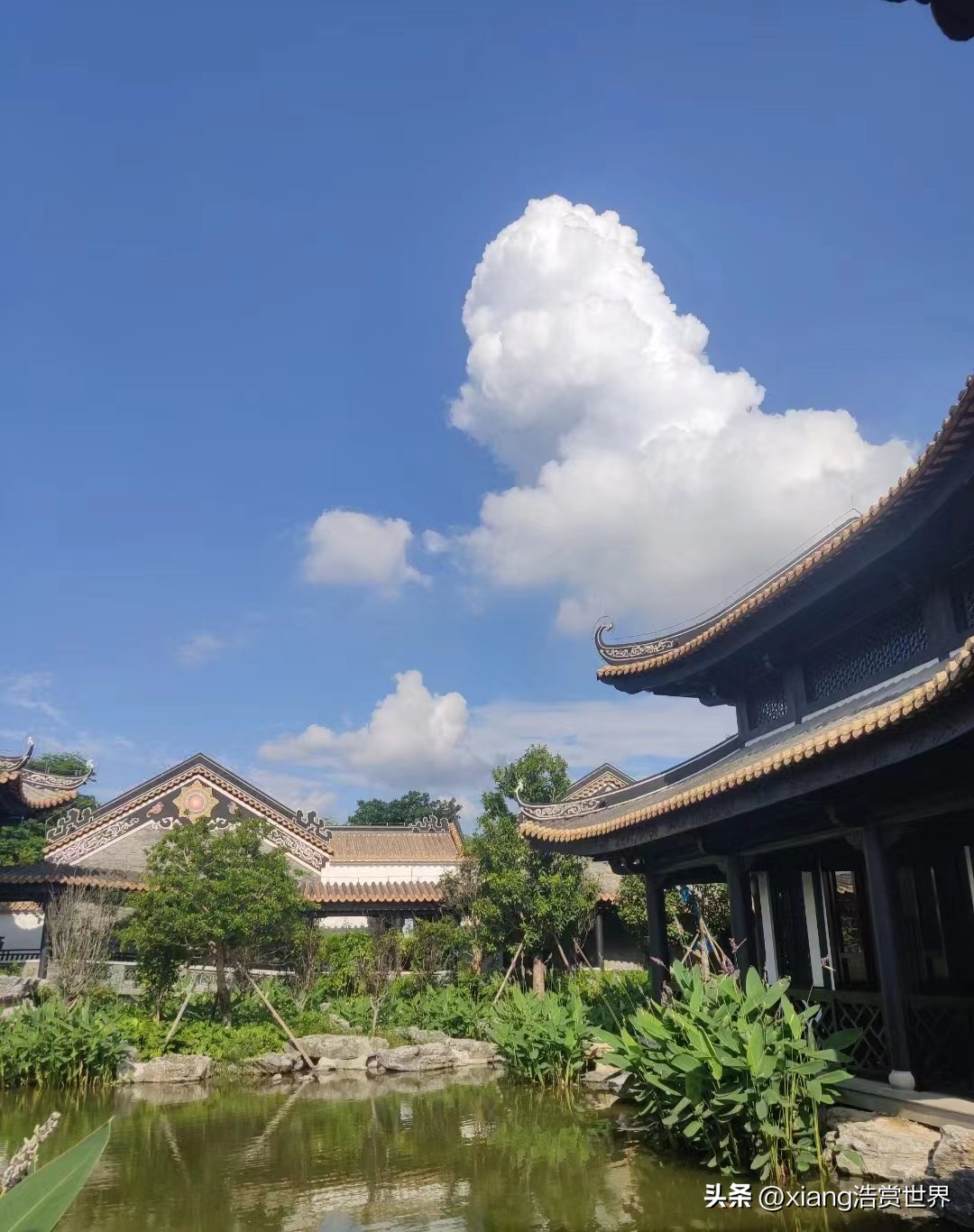 广州最新景点仿古建筑图片,广州新地标古代建筑