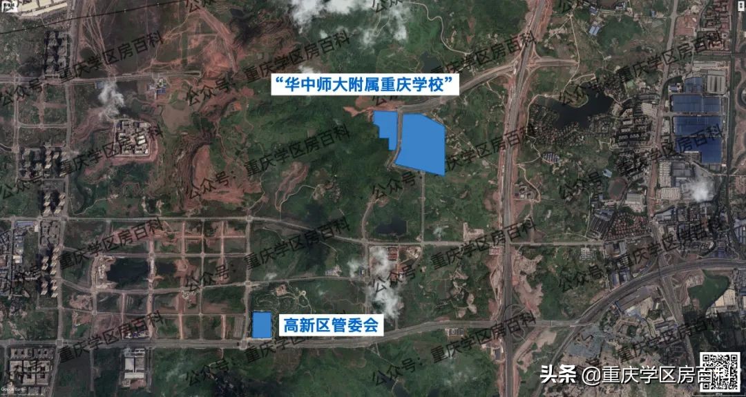 独家分析！科学城“华中师范大学重庆附属学校”位置曝光