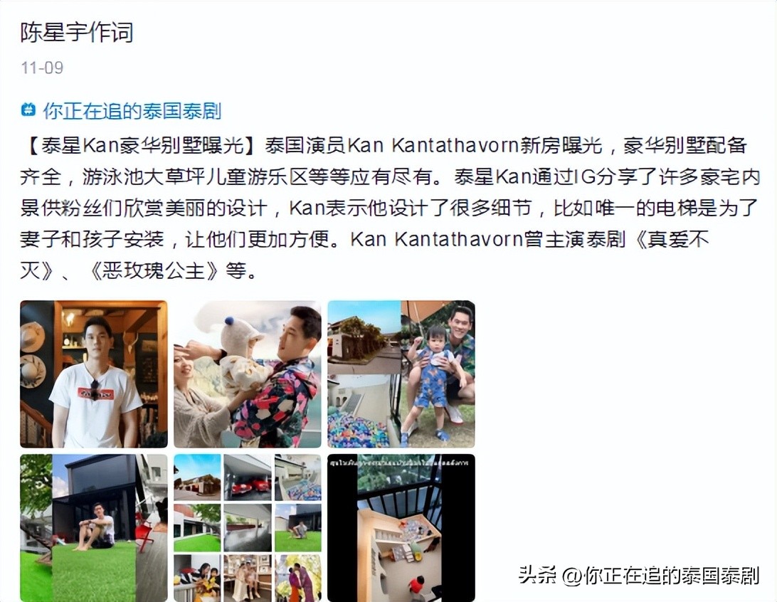 泰国人评论陈星宇,泰国评论陈星宇