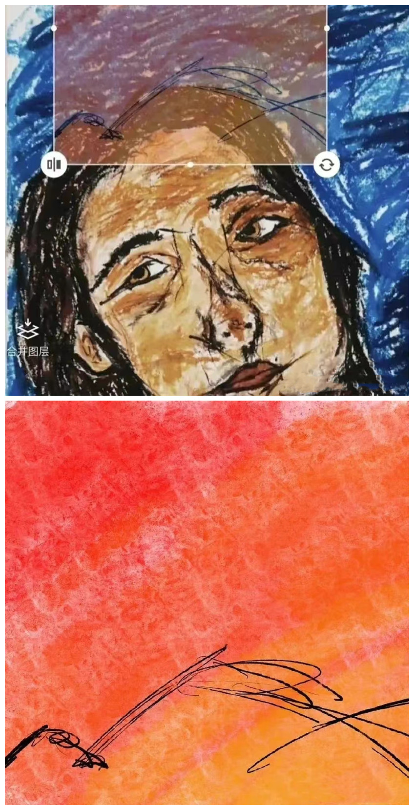 张子枫焉栩嘉露脸原视频,张子枫微博的插画头像