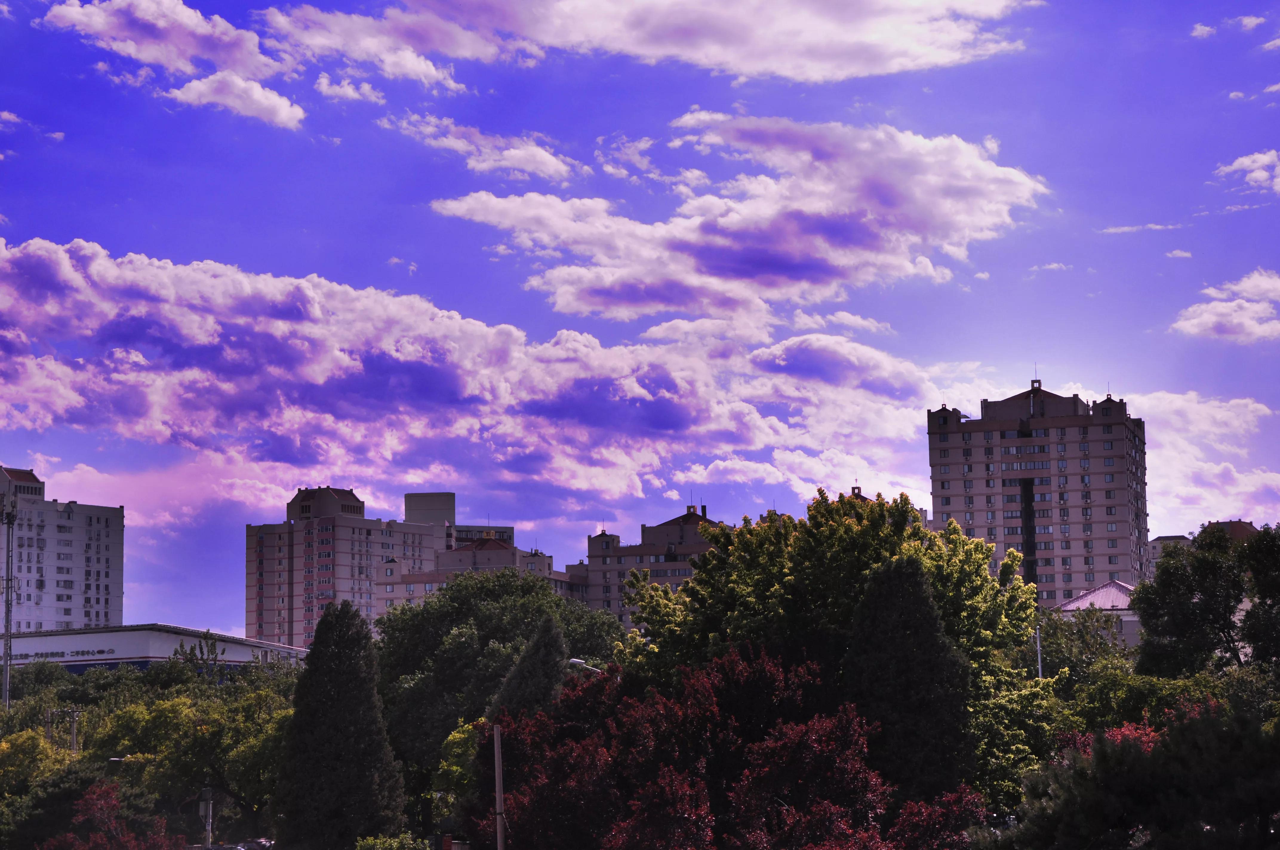 白云下的高楼,白云高楼