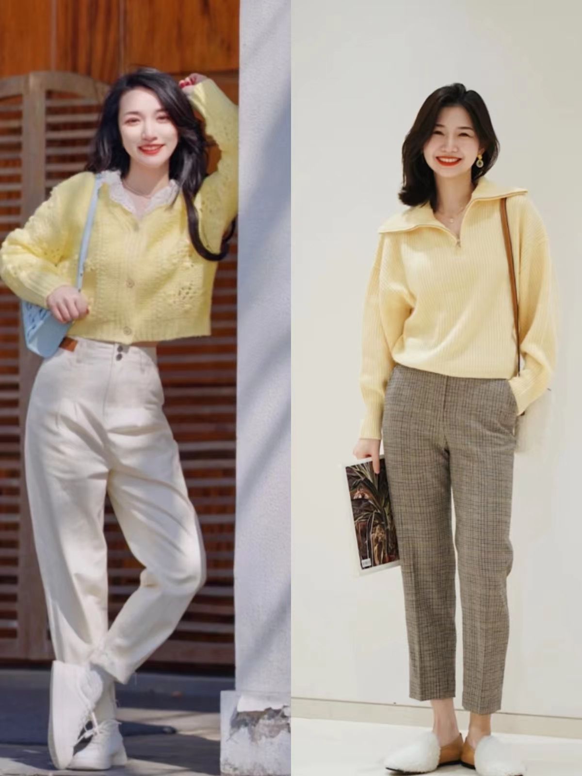 时髦小姐姐教你温柔风穿搭,超实用时尚的同色系穿搭