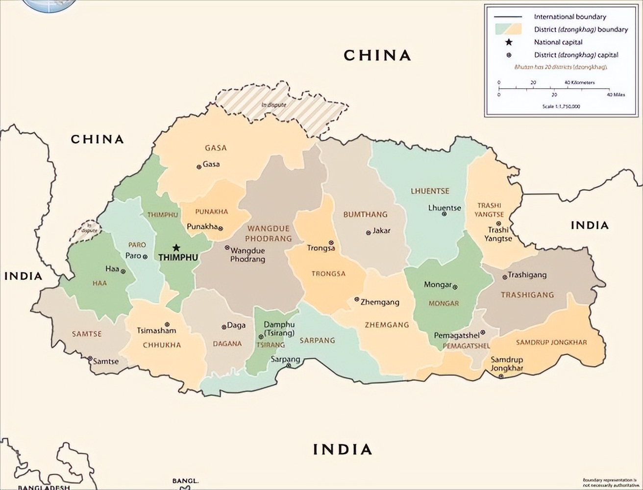 未和我国建交的邻国不丹,不丹小国和中国的关系