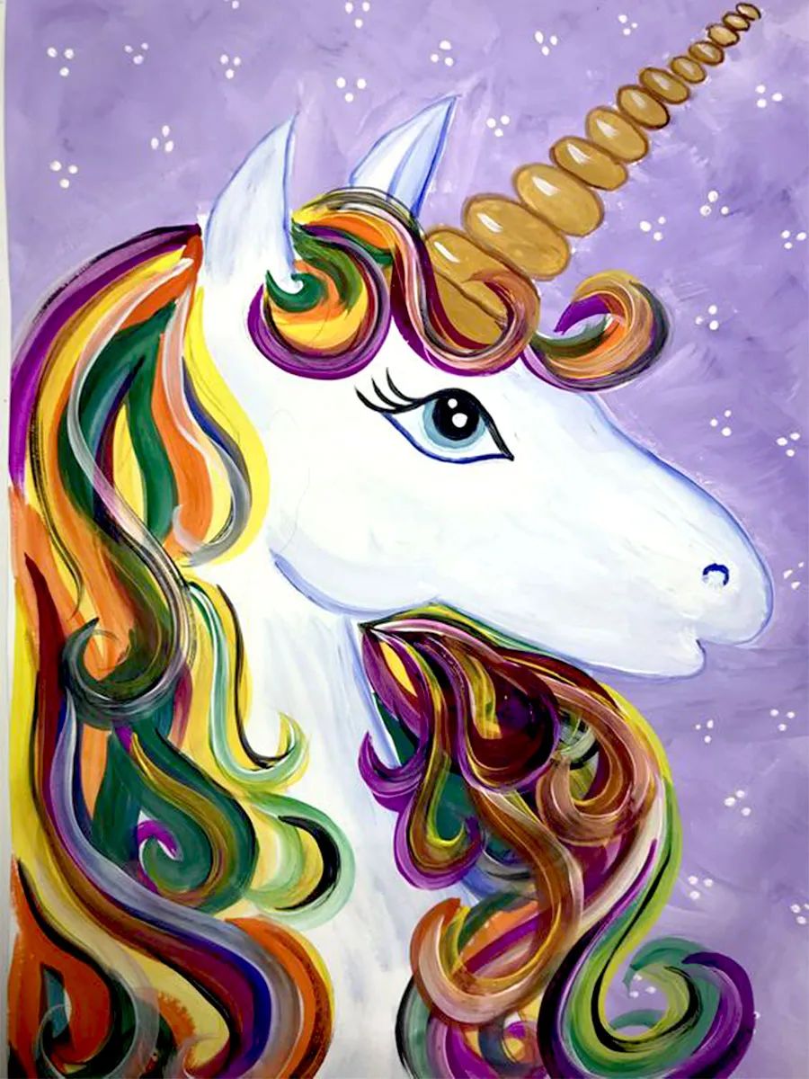 儿童画素材简单好看,儿童画水粉画创意美术3-4岁