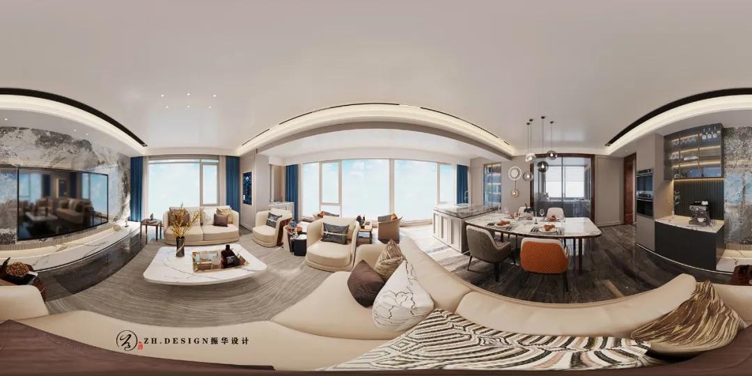 无锡家装简约大气设计,香樟园轻奢装修