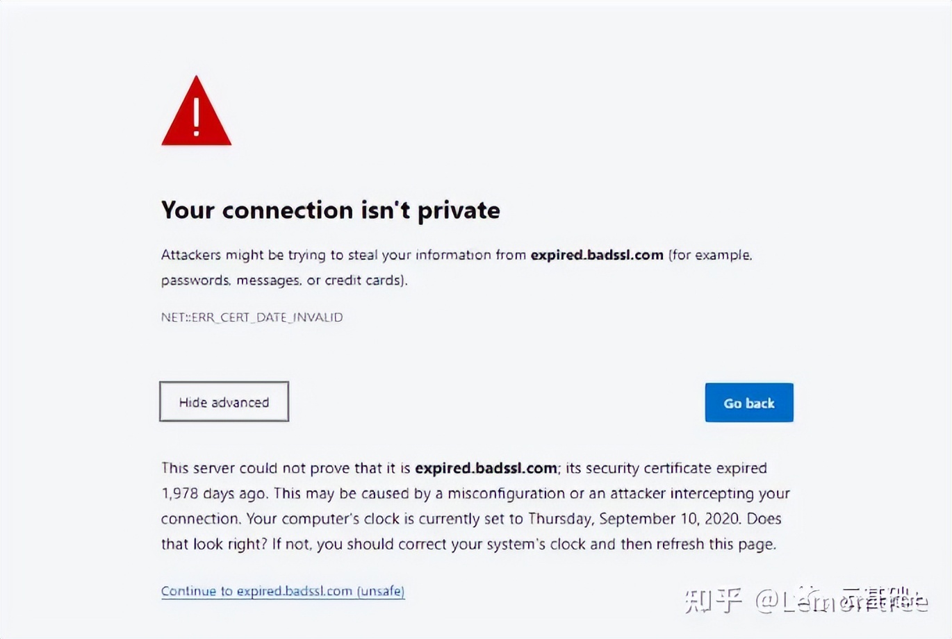 解决NET::ERR_CERT_DATE_INVALID错误的10种方式