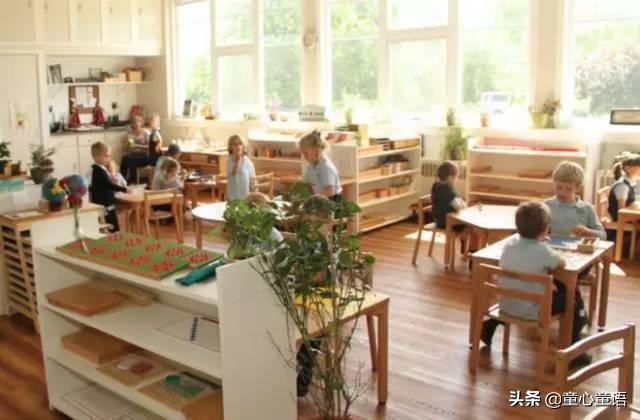 蒙氏教具手工区,蒙氏圆教具