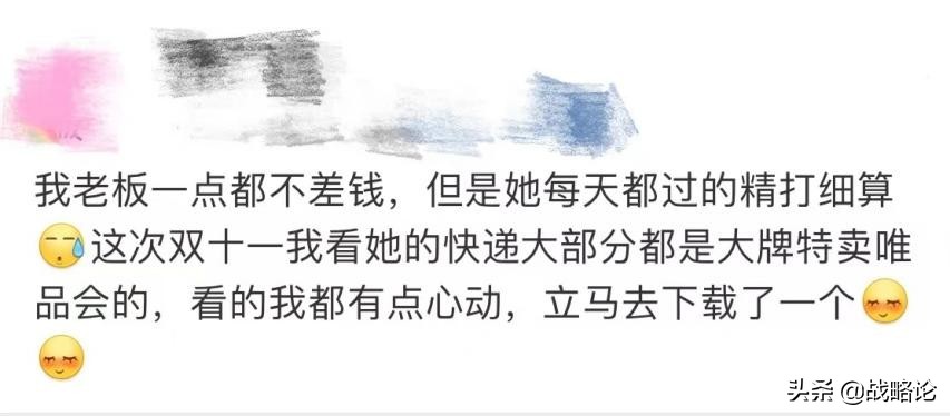 谁在用唯品会？一位业内人士一番话，揭开了它不为人知的一面