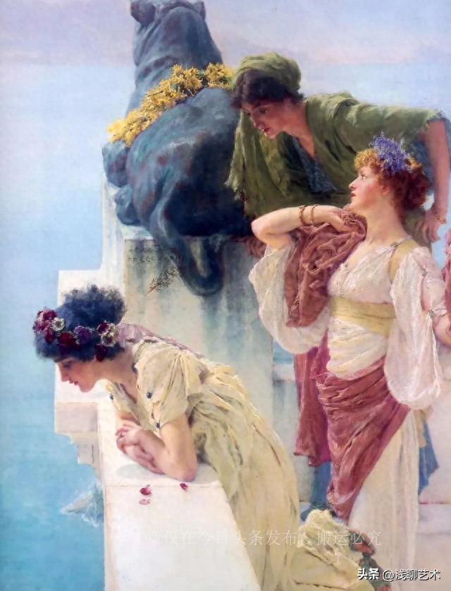 英国画家笔下的优雅女人,英国艺术家的人像画图文