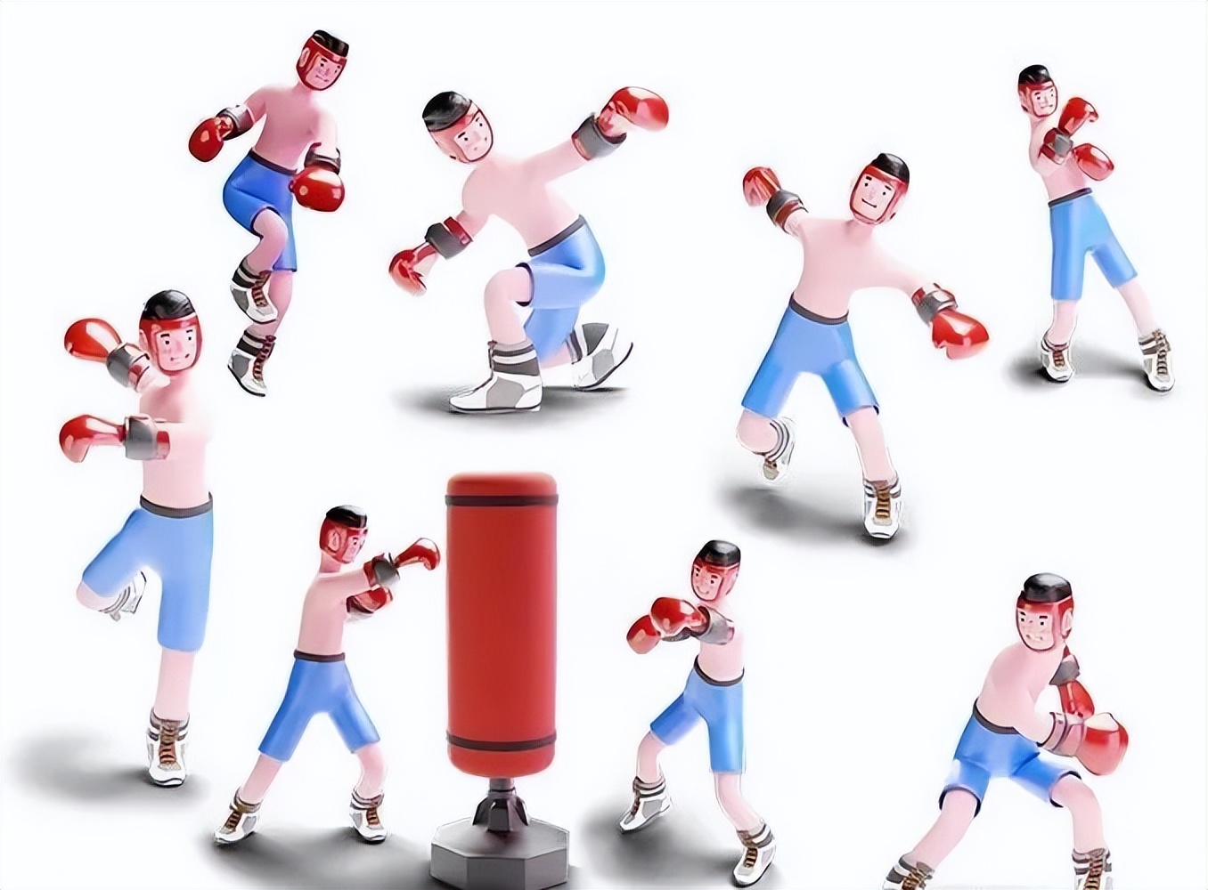 体育运动人物模型,体育器材3d模型