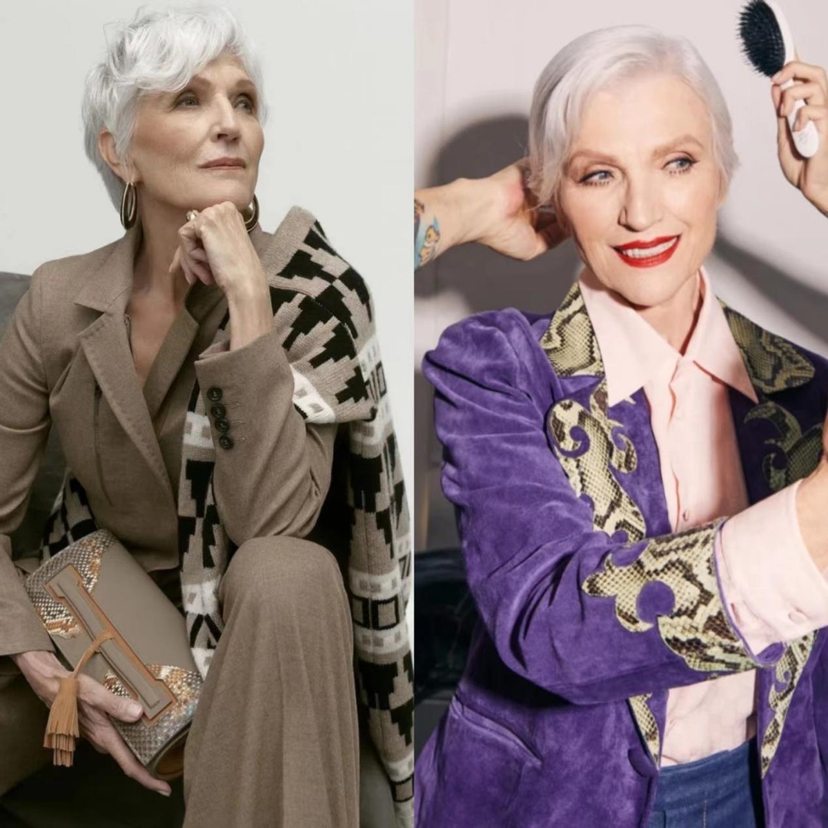 65岁奶奶的穿搭时髦大气又减龄,如何将奶奶装穿搭出高级感