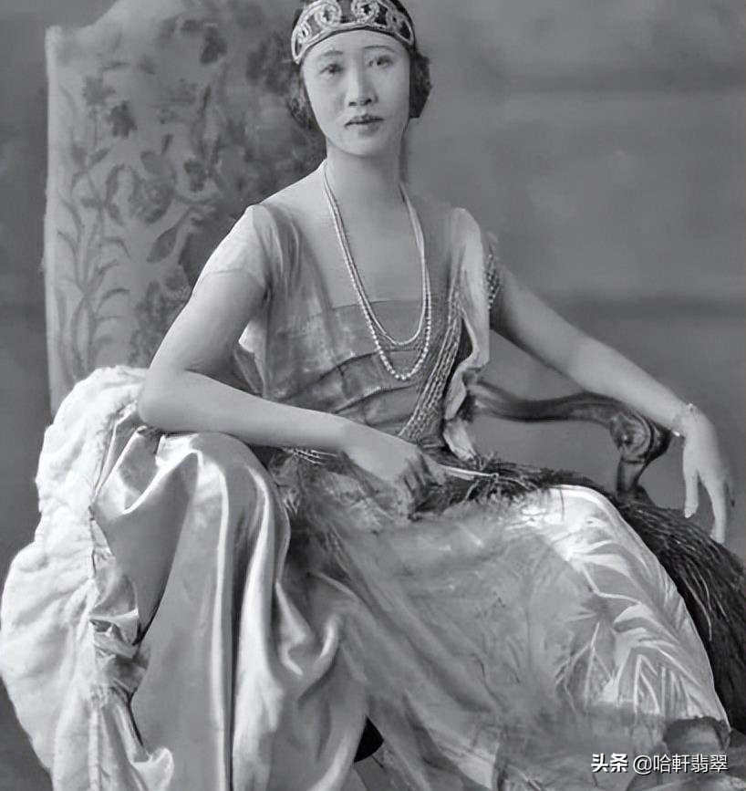 民国时尚名媛黄蕙兰,翡翠青椒黄蕙兰