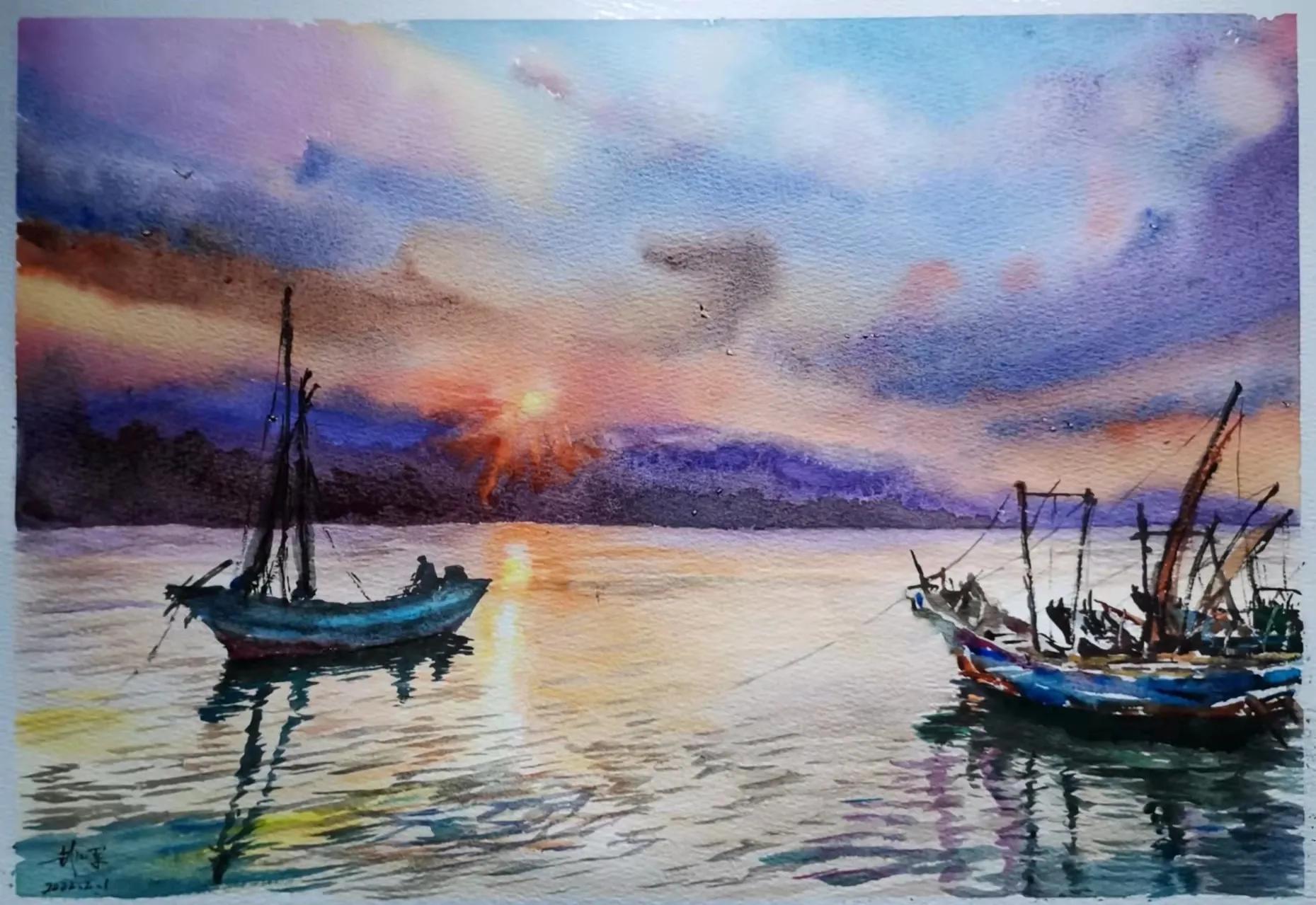 幸福原创创意画,幸福原创绘画作品欣赏