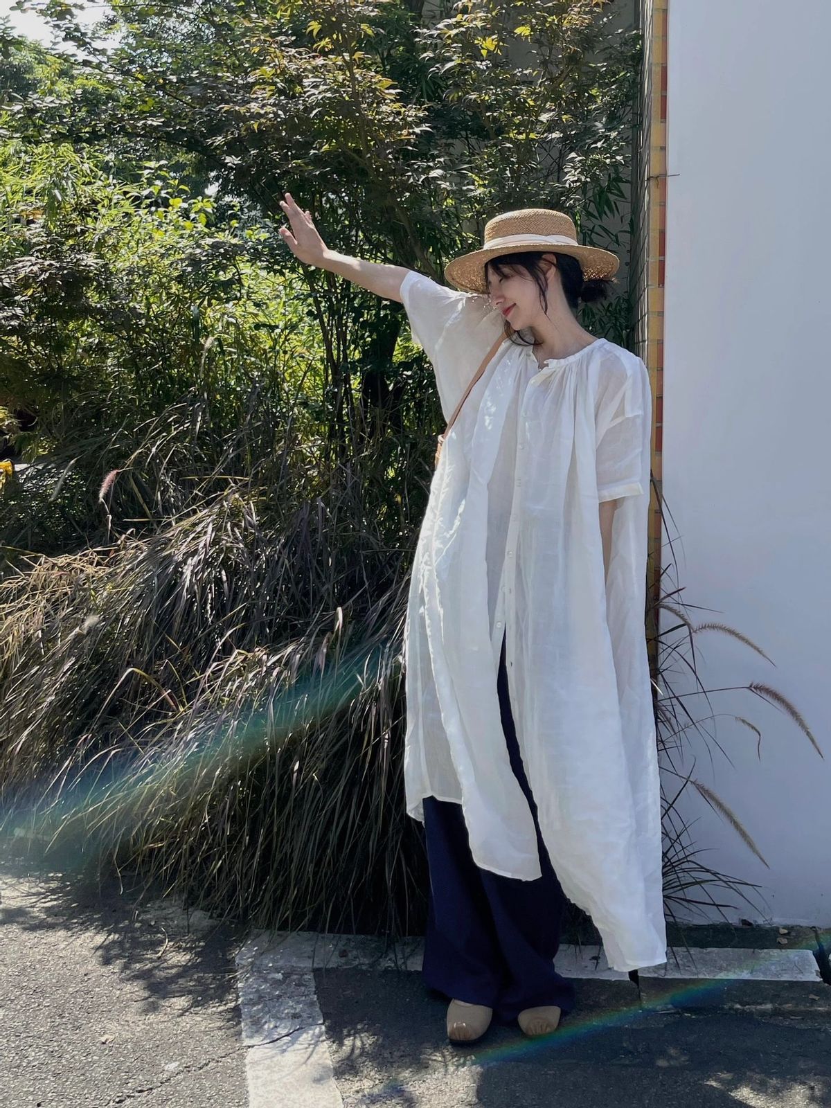 小个子长裙145-150高级感穿搭,今年流行穿长裙