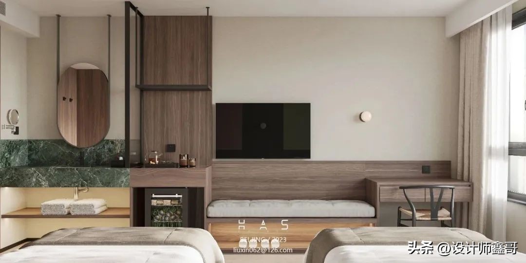 北京轻奢风酒店设计,北京燕山大酒店