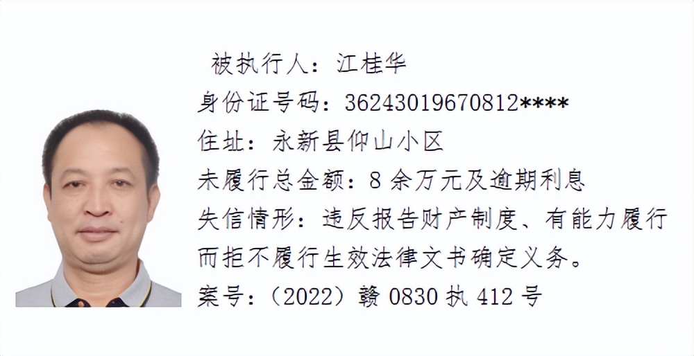 欠了几千元都不还，和他们打交道请小心！吉安这64人被曝光！
