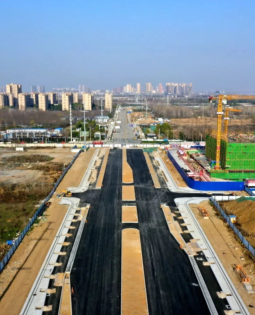长江新区和谐大道,武汉长江新区大道项目