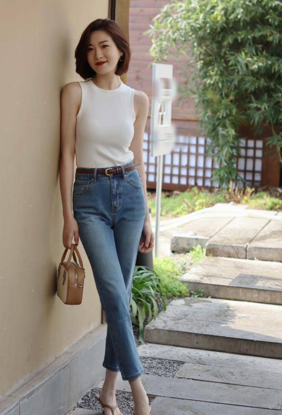 街拍时尚长裤穿搭,街拍时尚穿搭潮流长裤