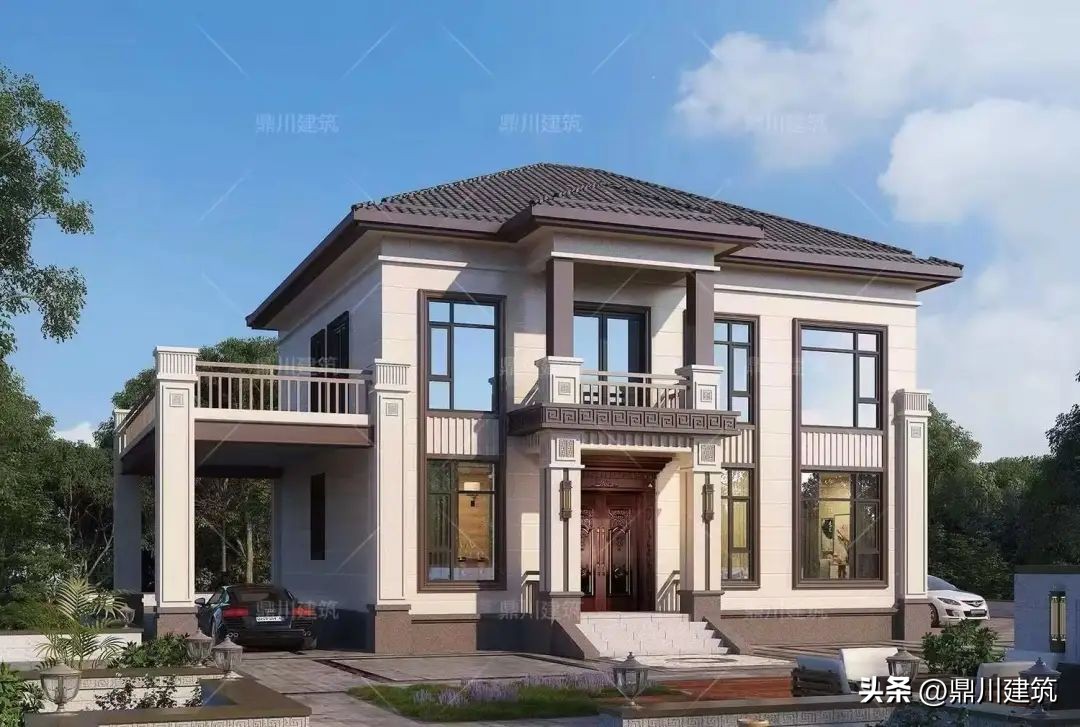 8套气质型新中式别墅,小户型现代风别墅实景房