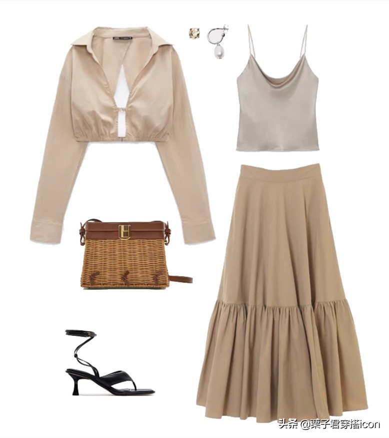 今年最流行的棉绸裙甜美风,谁还没有一条碎花裙英文