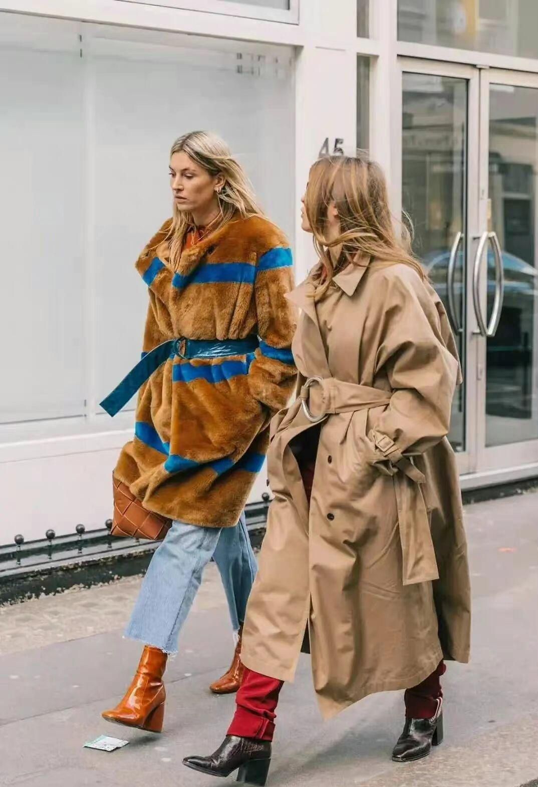 大衣穿搭女秋冬高级感收腰,秋冬不臃肿长款