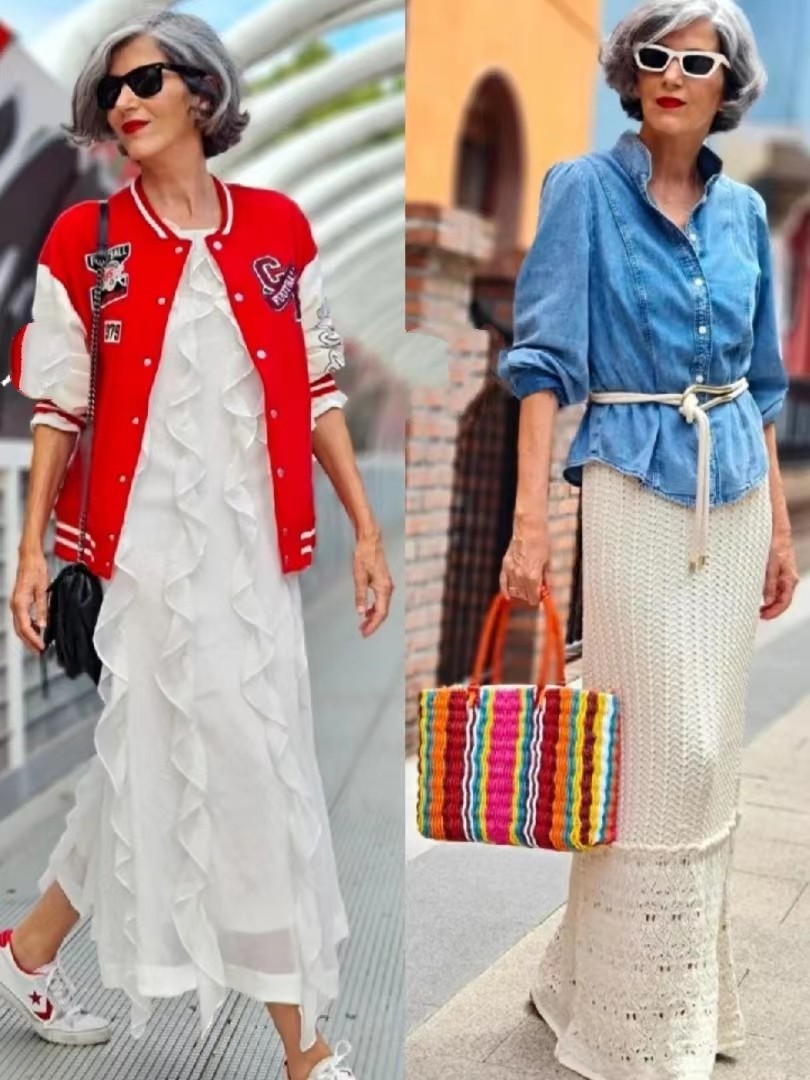 老年人街拍,看完这些穿搭就懂了