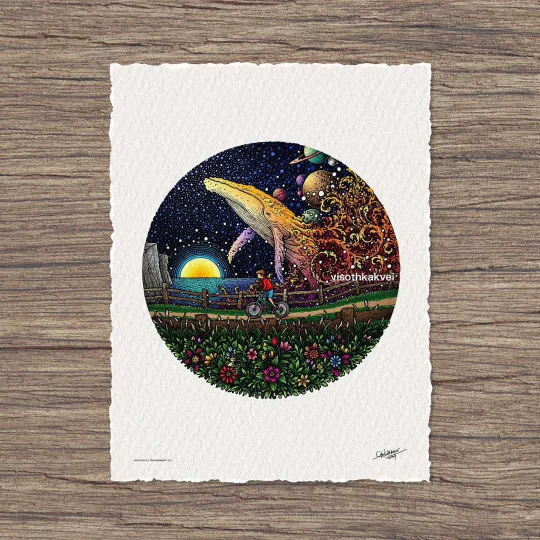 简单治愈强迫症画,让密集恐惧症非常难受的画