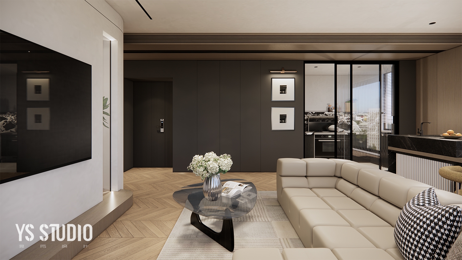 万科御澜道四期三房极简风格,万科御澜道精装房