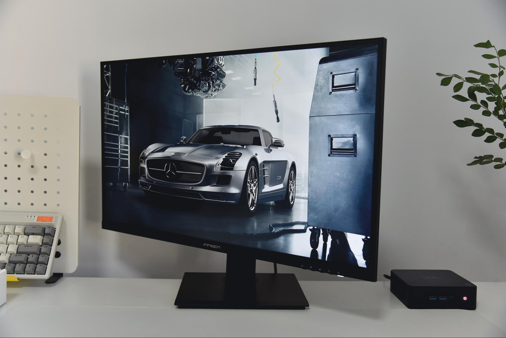 1080P换4K，27寸显示器看上INNOCN27C1U，专业色彩选对了