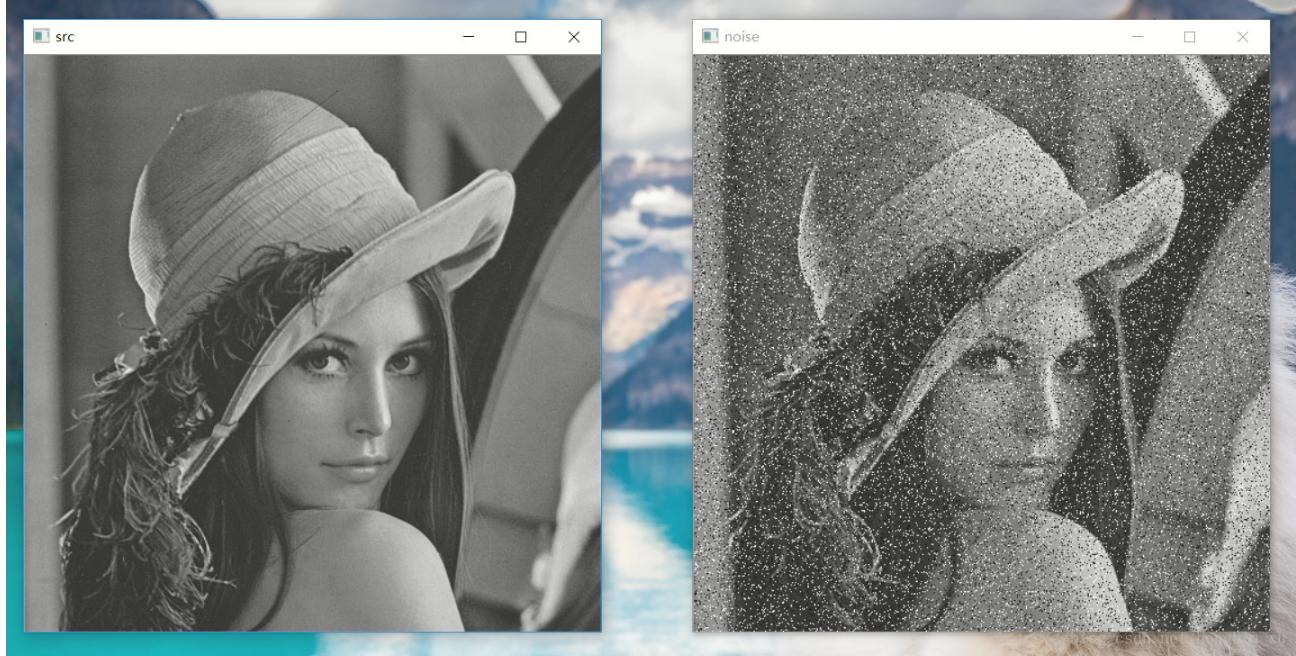 OpenCV自适应中值滤波及实现