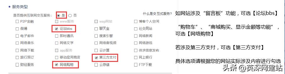 全国公安备案流程-英深网建站