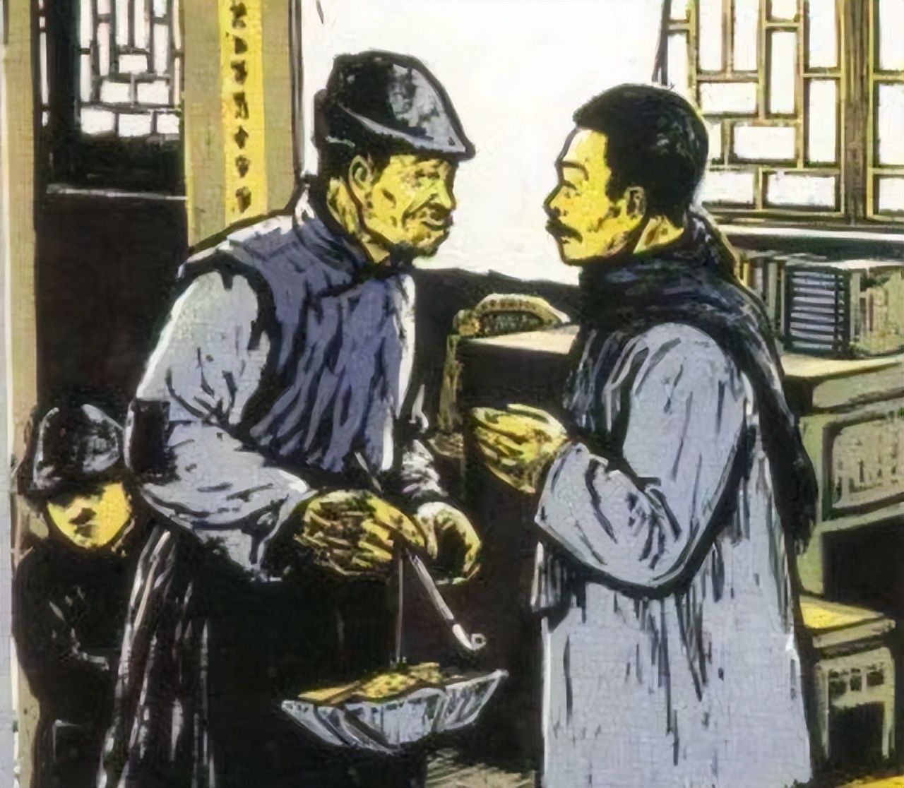 鲁迅少年时玩伴闰土长大后的样子,鲁迅闰土逝世时间图片