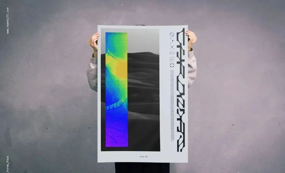 【670期】这些酸性素材包太好用了！3D艺术酸性镀铬形状素材