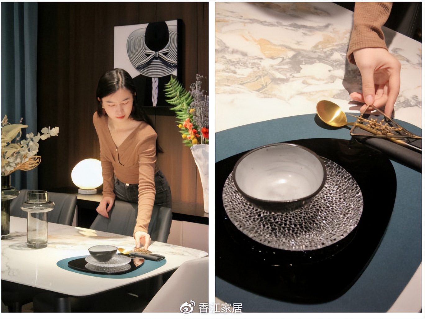 高颜值转盘餐桌家用加热,最流行实用的餐桌